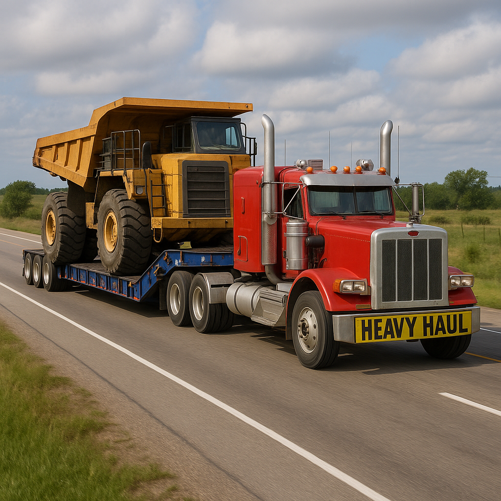 Heavy hauling service